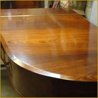 Bluthner Grand piano after repolish, piano restoration, grand and upright steinway and yamaha pianos