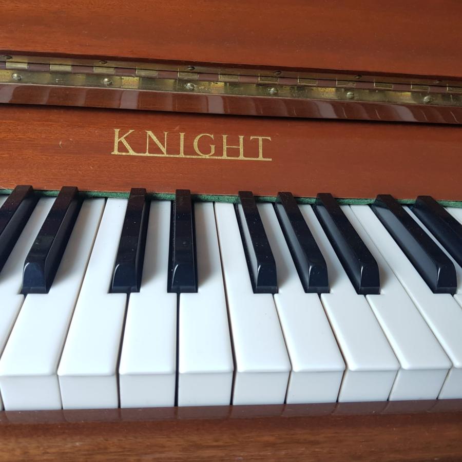 Knight K20 upright Piano in Mahogany – Gallery image – Roberts Pianos Oxford