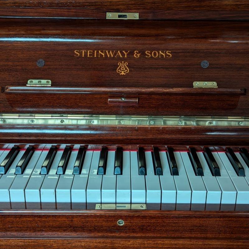 Steinway K upright Piano in Rosewood – Gallery image – Roberts Pianos Oxford