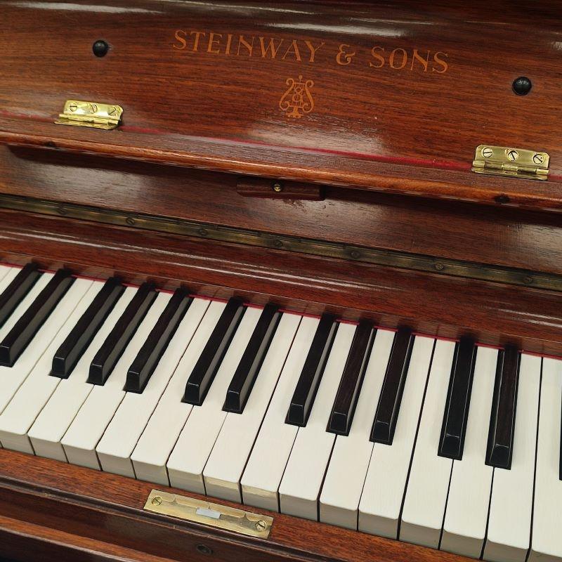 Steinway K upright Piano in mahogany – Gallery image – Roberts Pianos Oxford
