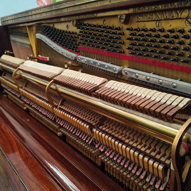 Steinway K upright Piano in mahogany – Gallery image – Roberts Pianos Oxford