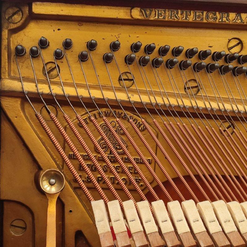 Steinway K upright Piano in mahogany – Gallery image – Roberts Pianos Oxford