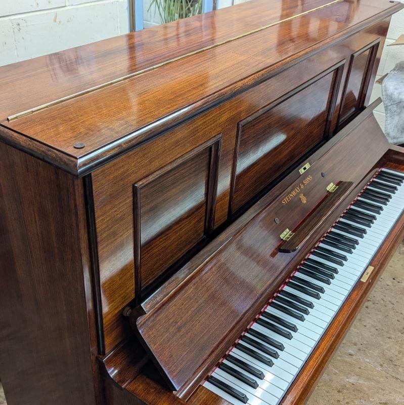 Steinway K upright Piano in Rosewood – Gallery image – Roberts Pianos Oxford