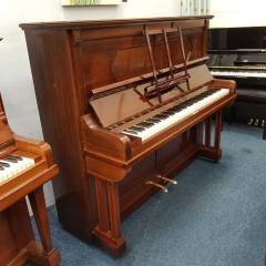 Kaps 135 upright Piano in mahogany/rosewood – Inventory thumbnail – Roberts Pianos Oxford
