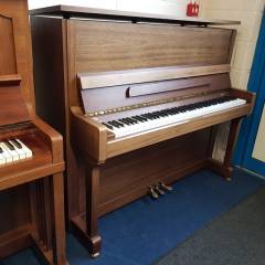 Knight K46 upright Piano in Mahogany – Inventory thumbnail – Roberts Pianos Oxford