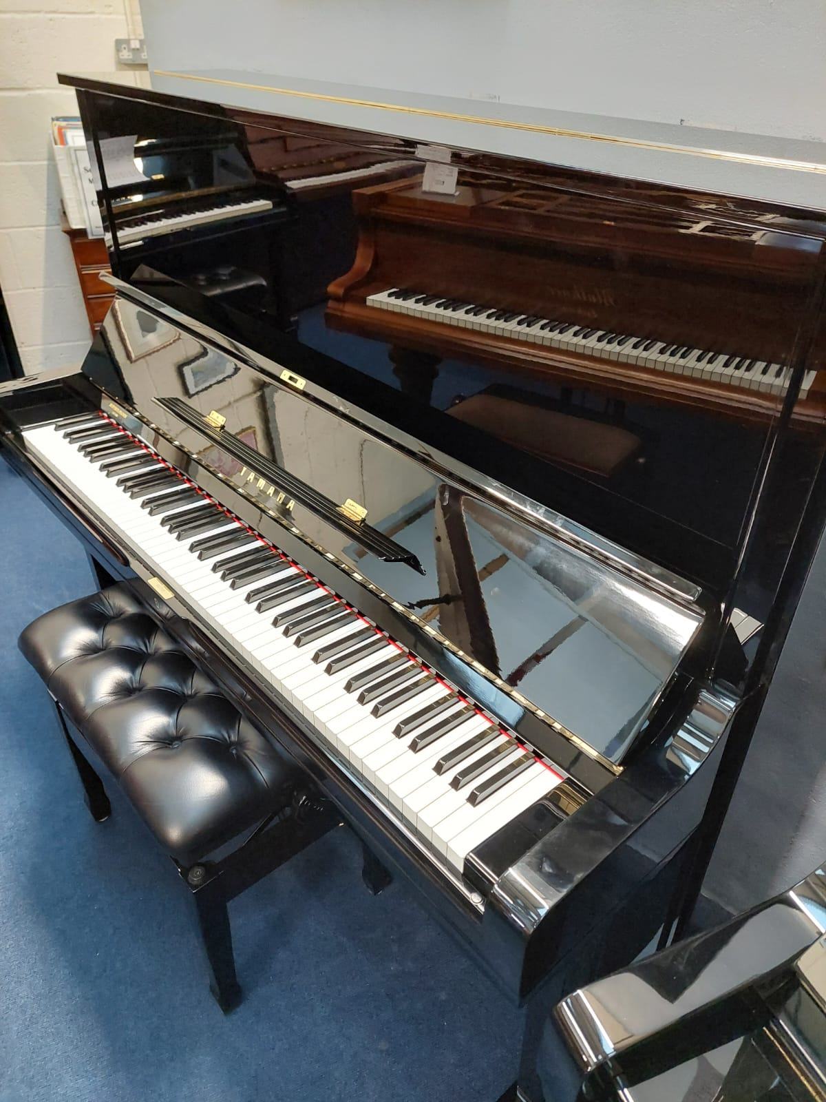 Yamaha U3H upright Piano in Black – Featured image – Roberts Pianos Oxford