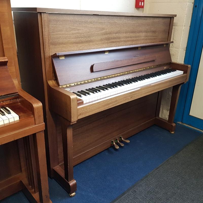 Knight K46 upright Piano in Mahogany – Gallery image – Roberts Pianos Oxford