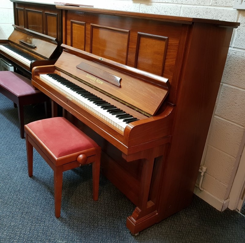 Gerhard Adam upright Piano in mahogany – Gallery image – Roberts Pianos Oxford