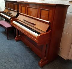 Gerhard Adam upright Piano in mahogany – Inventory thumbnail – Roberts Pianos Oxford