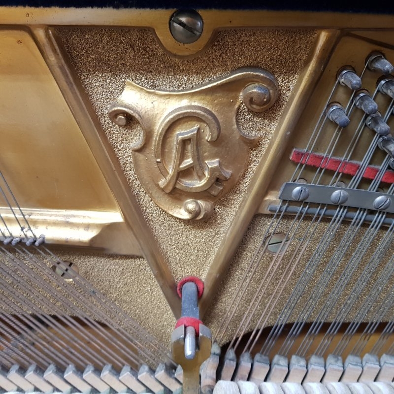 Gerhard Adam upright Piano in mahogany – Gallery image – Roberts Pianos Oxford