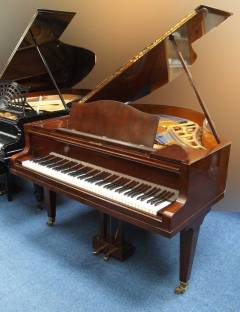 Bluthner style IVa Aliquot grand Piano in mahogany – Inventory thumbnail – Roberts Pianos Oxford