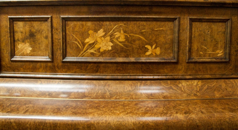 Kaps upright Piano in walnut – Gallery image – Roberts Pianos Oxford