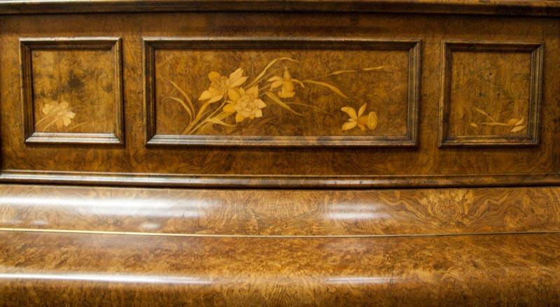 Kaps upright Piano in walnut – Gallery image – Roberts Pianos Oxford