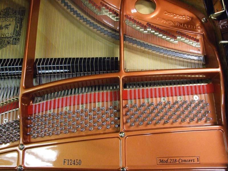 Feurich 218 grand Piano in bright black – Gallery image – Roberts Pianos Oxford