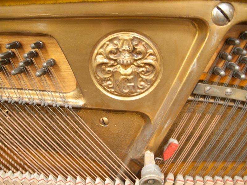 Grotrian Steinweg 125 upright Piano in mahogany – Gallery image – Roberts Pianos Oxford