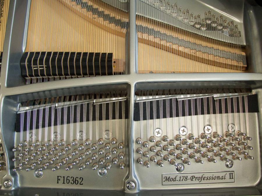 Feurich 178 grand Piano in black polyester – Gallery image – Roberts Pianos Oxford