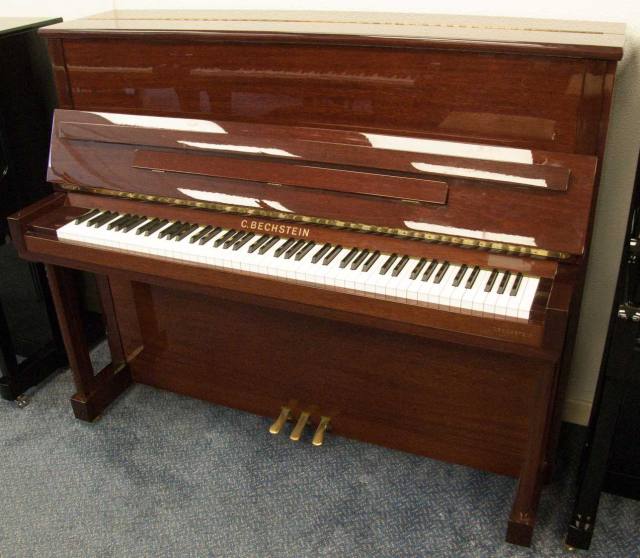 Bechstein 124 Classic upright Piano in Mahogany Polyester – Inventory thumbnail – Roberts Pianos Oxford