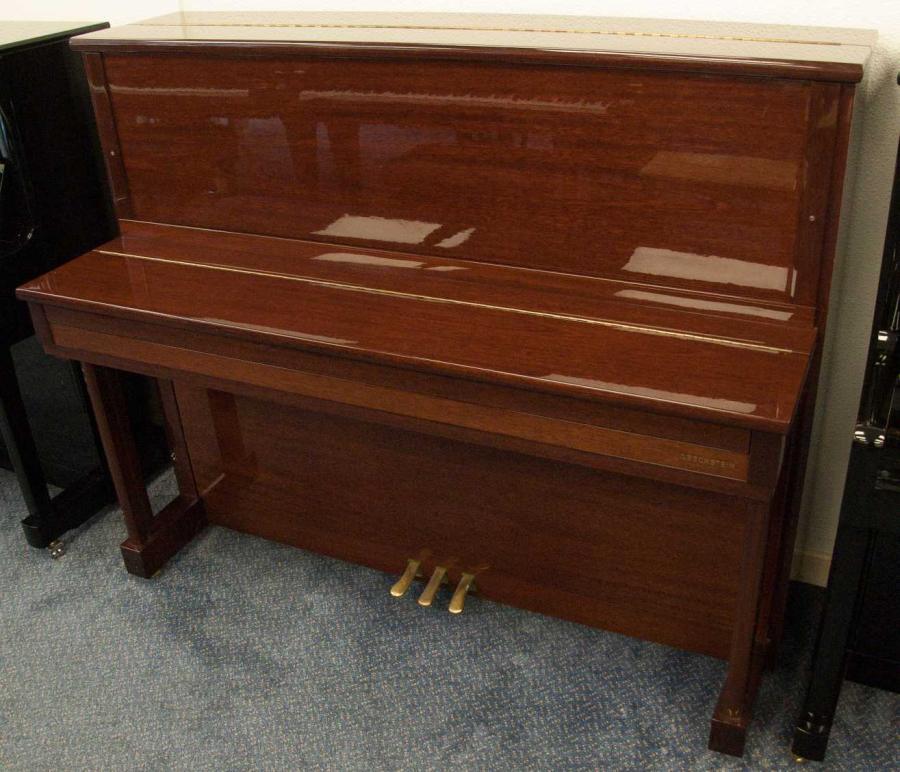 Bechstein 124 Classic upright Piano in Mahogany Polyester – Gallery image – Roberts Pianos Oxford