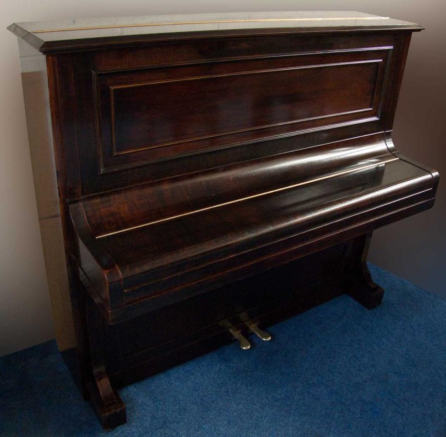 Bechstein 10 upright Piano in dark mahogany – Gallery image – Roberts Pianos Oxford