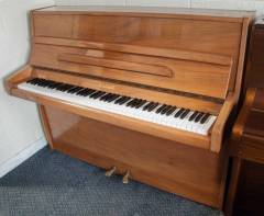 Knight K10 upright Piano in Walnut – Inventory thumbnail – Roberts Pianos Oxford