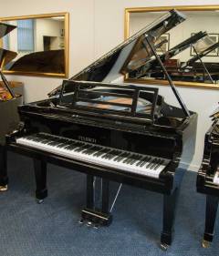 Feurich 178 grand Piano in black polyester – Inventory thumbnail – Roberts Pianos Oxford