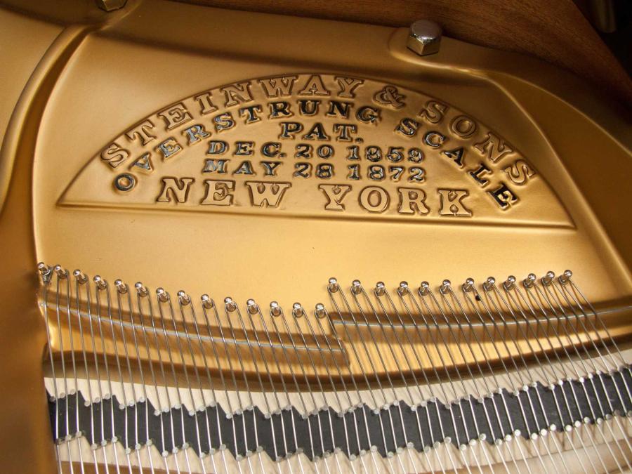 Steinway O grand Piano in black polyester – Gallery image – Roberts Pianos Oxford