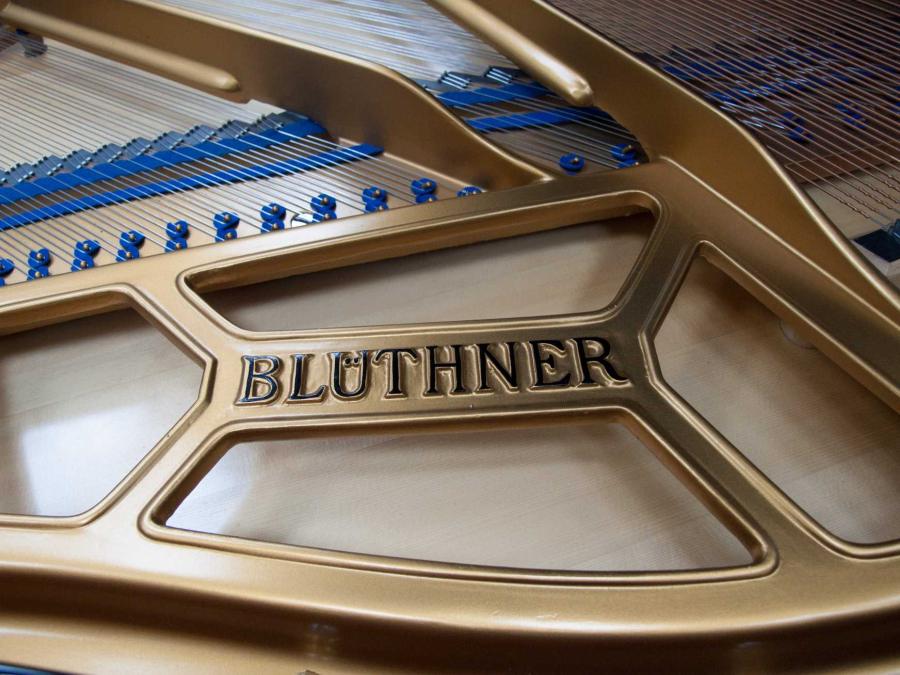 Bluthner style IV grand Piano in bright-black – Gallery image – Roberts Pianos Oxford