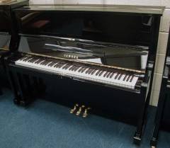 Yamaha U1M upright Piano in black polyester – Inventory thumbnail – Roberts Pianos Oxford