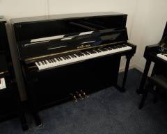 Seiler upright Piano in Black Polyester – Inventory thumbnail – Roberts Pianos Oxford