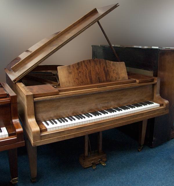 Bluthner Style VIII grand Piano in mahogany – Inventory thumbnail – Roberts Pianos Oxford