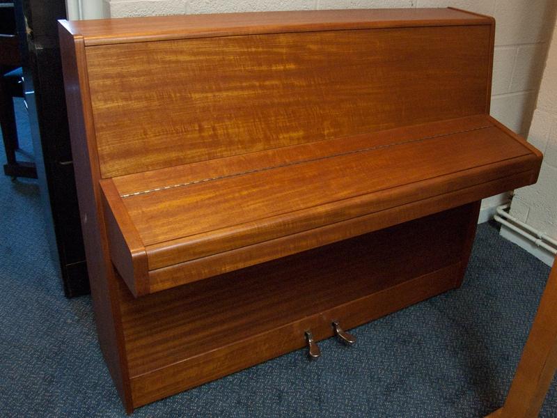 Knight K10 upright Piano in Teak – Gallery image – Roberts Pianos Oxford