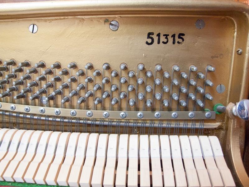 Knight K10 upright Piano in Teak – Gallery image – Roberts Pianos Oxford