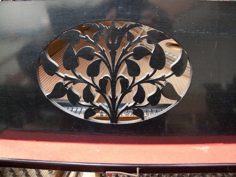Steinway O grand Piano in black French polish – Gallery image – Roberts Pianos Oxford