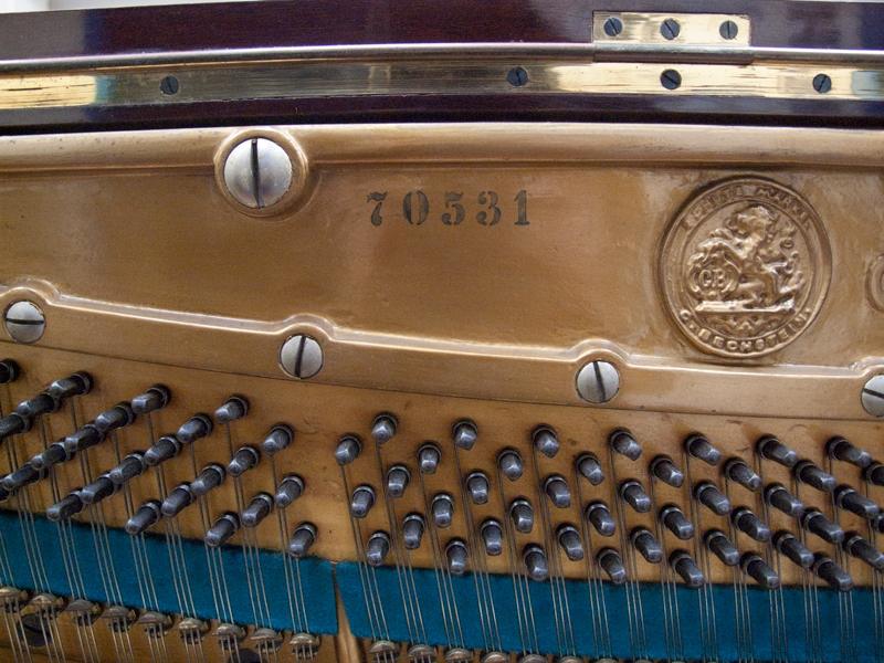 Bechstein 10 upright Piano in rosewood – Gallery image – Roberts Pianos Oxford