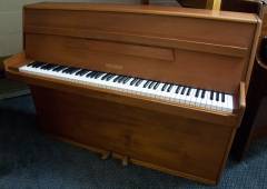 Welmar upright Piano in teak – Inventory thumbnail – Roberts Pianos Oxford