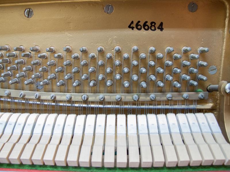 Knight K10 upright Piano in walnut – Gallery image – Roberts Pianos Oxford
