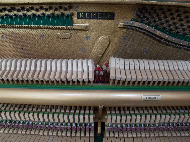 Kemble Compact upright Piano in teak – Gallery image – Roberts Pianos Oxford
