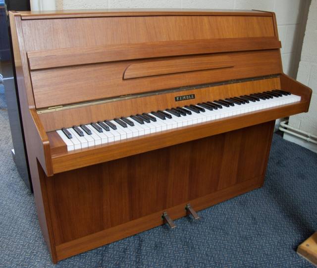 Kemble Compact upright Piano in teak – Inventory thumbnail – Roberts Pianos Oxford
