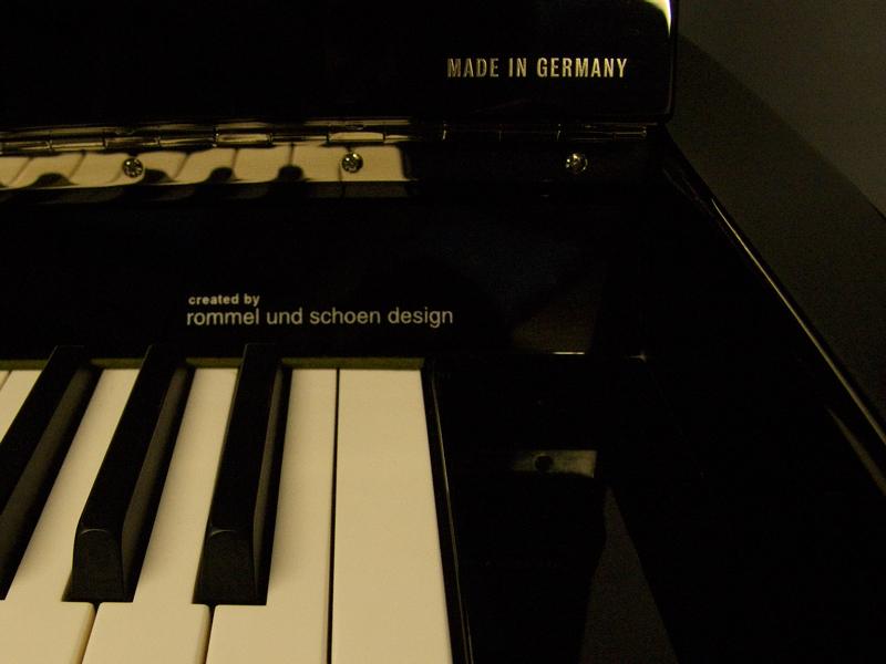Bechstein Advance upright Piano in black polyester – Gallery image – Roberts Pianos Oxford