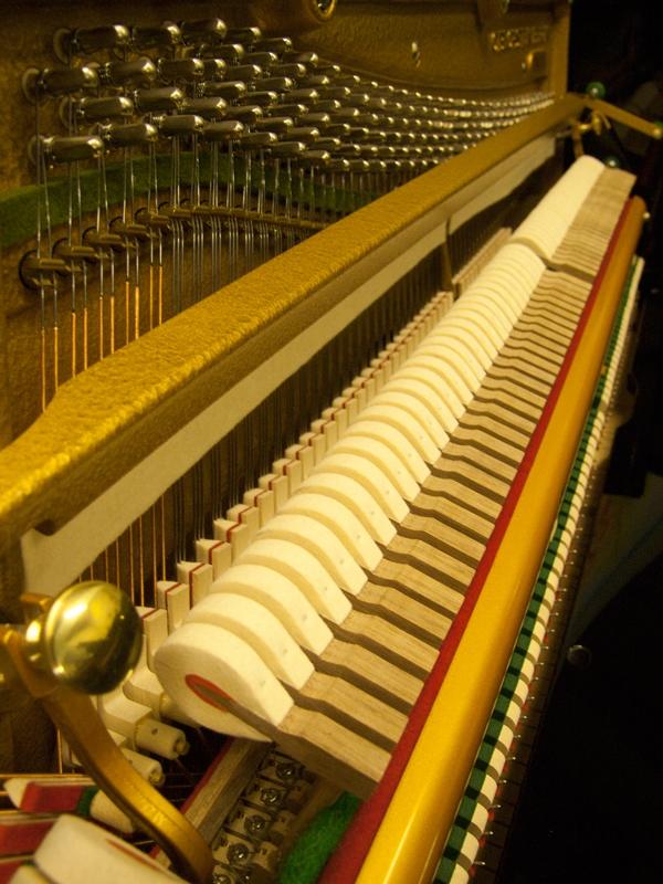 Bechstein Advance upright Piano in black polyester – Gallery image – Roberts Pianos Oxford