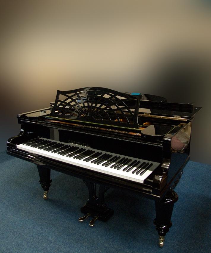 Bechstein V (5) grand Piano in bright black – Gallery image – Roberts Pianos Oxford