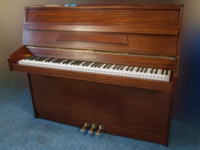 Kemble Compact upright Piano in mahogany – Inventory thumbnail – Roberts Pianos Oxford