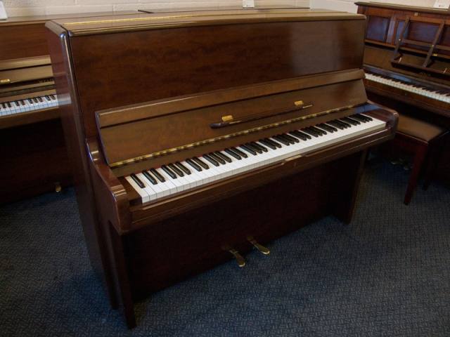 Welmar upright Piano in Mahogany – Inventory thumbnail – Roberts Pianos Oxford