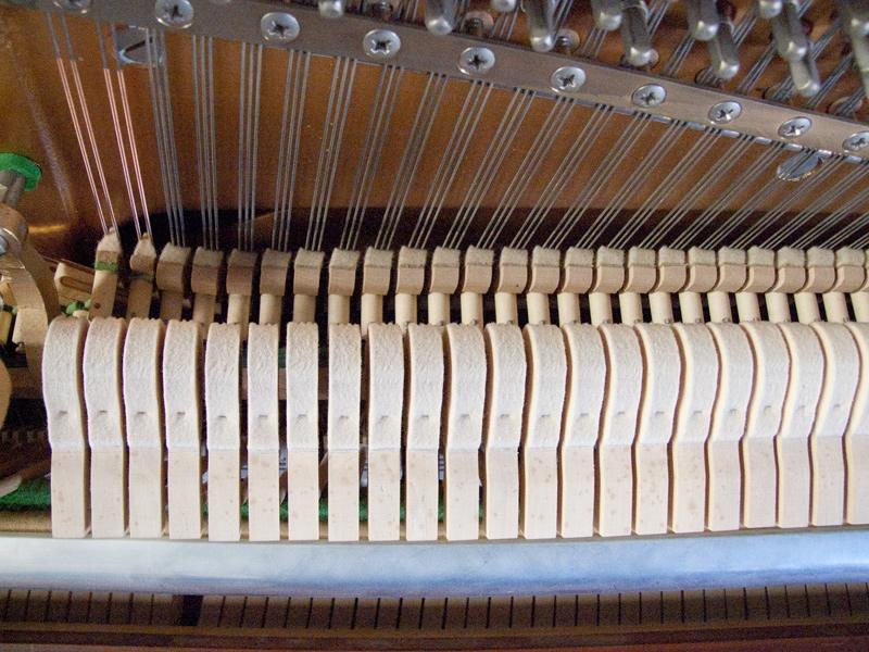 Knight K10 upright Piano in satin mahogany – Gallery image – Roberts Pianos Oxford