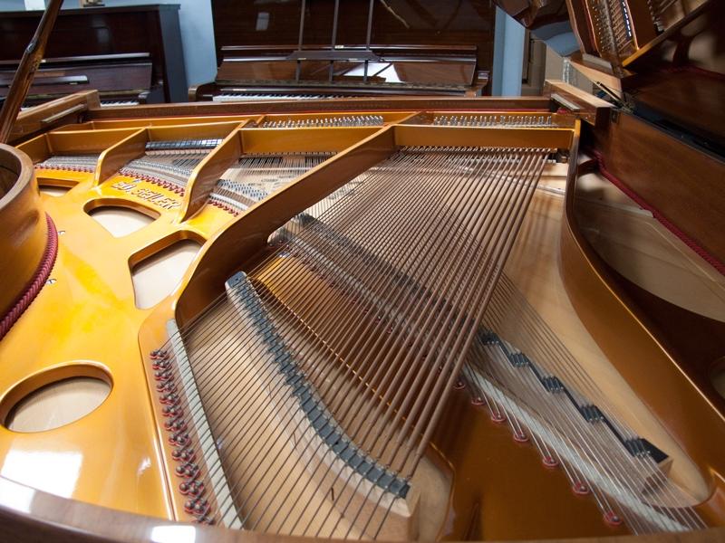 Seiler Florenz 180 grand Piano in bright walnut inlaid – Gallery image – Roberts Pianos Oxford