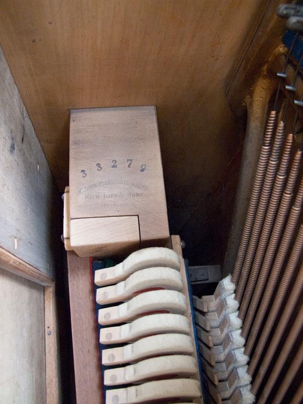 Richard Lipp 130 upright Piano in rosewood – Gallery image – Roberts Pianos Oxford