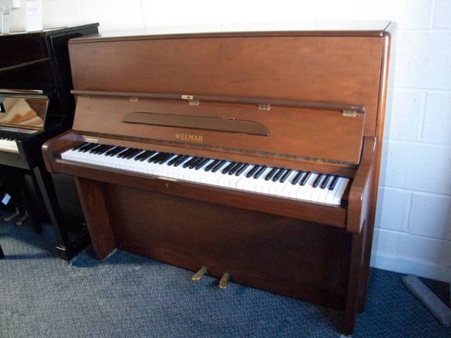 Welmar upright Piano in mahogany – Inventory thumbnail – Roberts Pianos Oxford