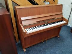 Zender upright Piano in Teak – Inventory thumbnail – Roberts Pianos Oxford
