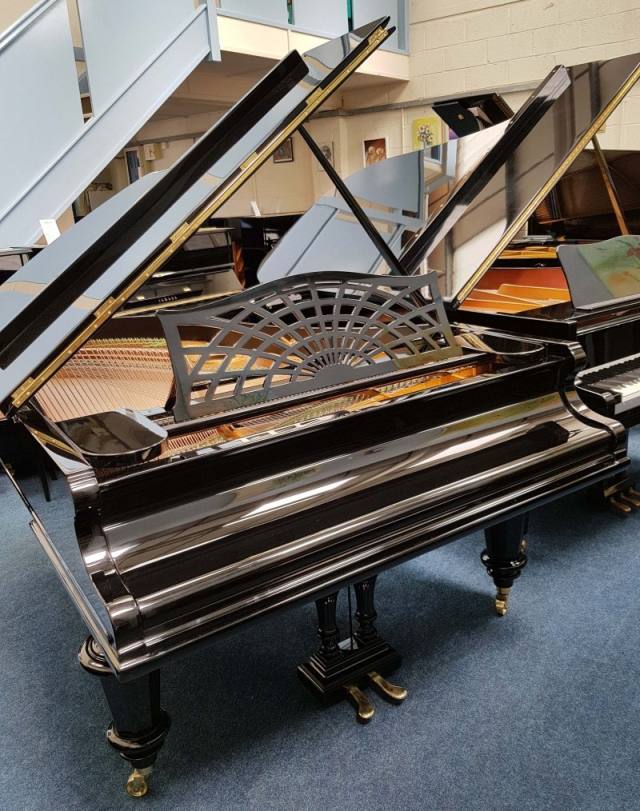 Bechstein V (5) grand Piano in bright black – Inventory thumbnail – Roberts Pianos Oxford