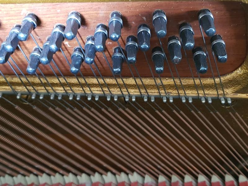 Grotrian Steinweg 120 upright Piano in mahogany – Gallery image – Roberts Pianos Oxford